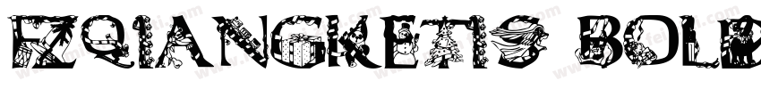 FZQiangKeTiS Bold字体转换